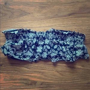 Ruffle Romantic Bikini Bandeau Top